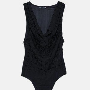 Zara Fringe Bodysuit